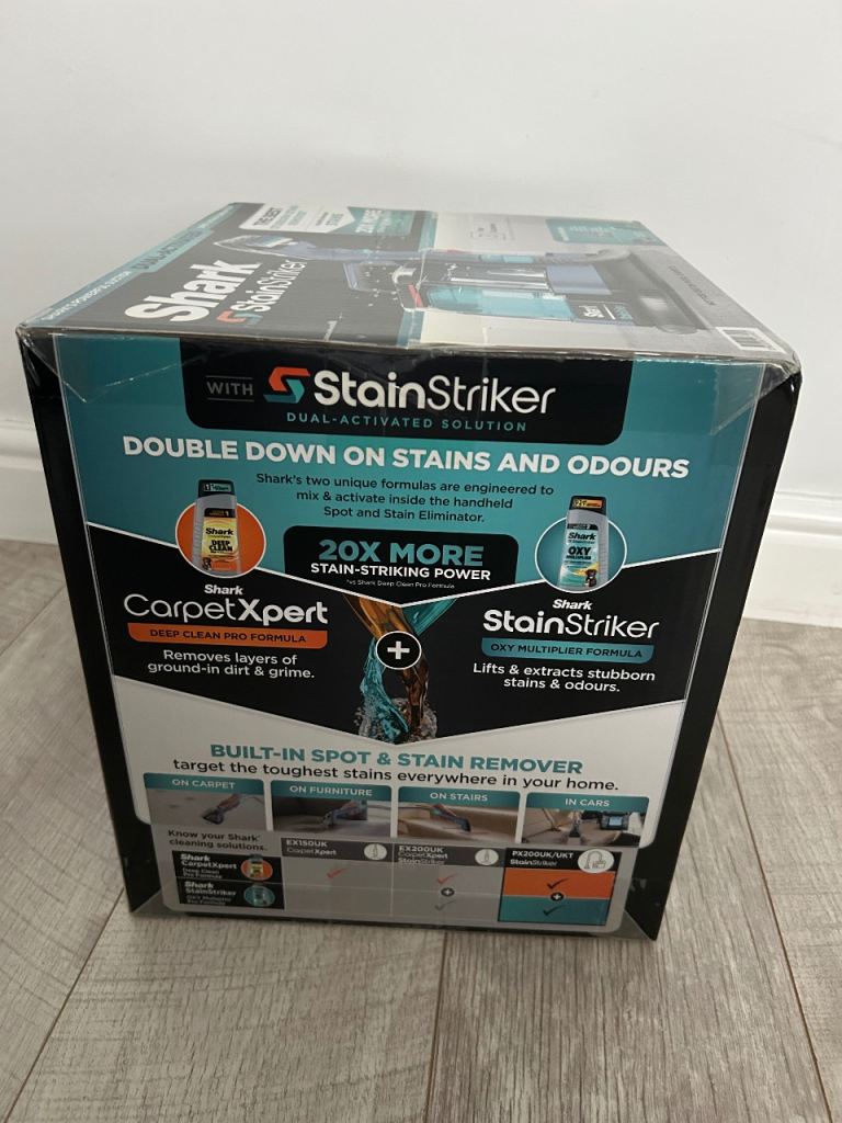 Brand new Shark stainstriker