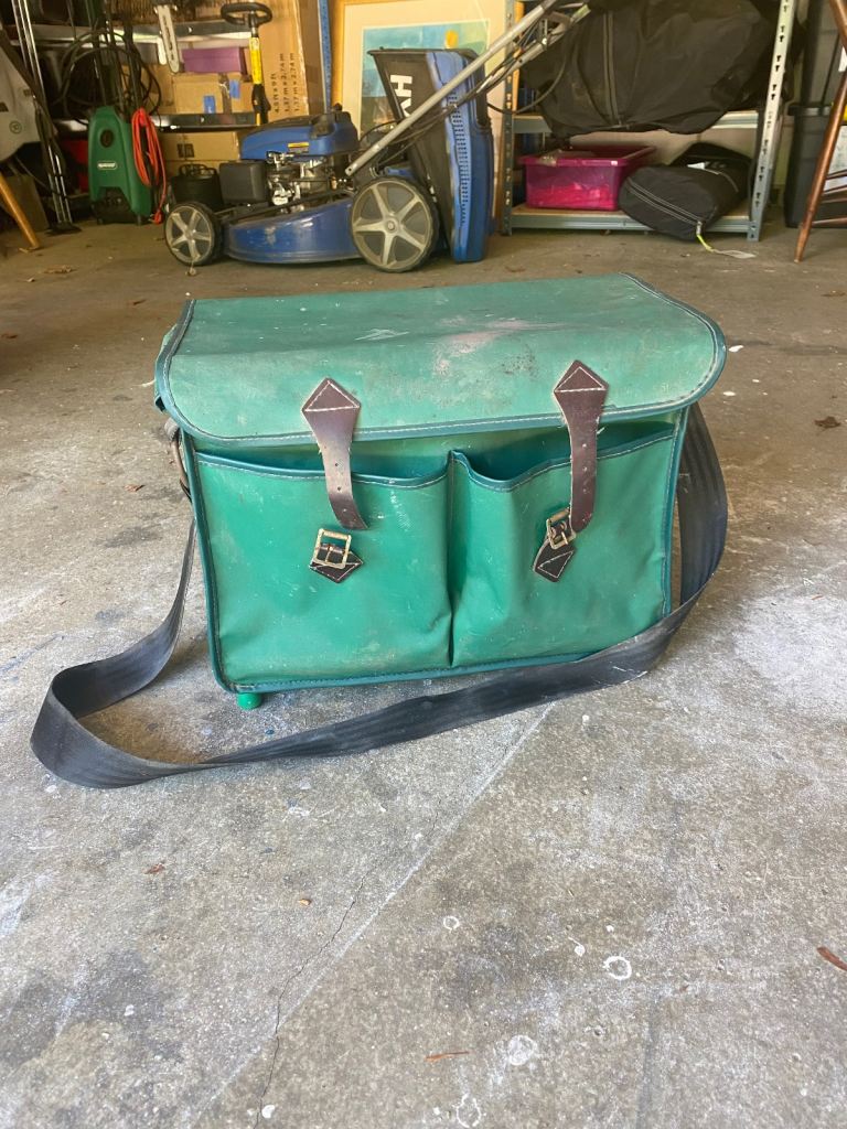 Vintage fishing tackle box / seat (c1975)