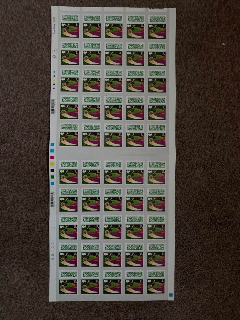 image for 50 second class postage stamps