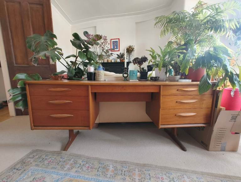 Desk / sideboard / dressing table for sale - midcentury