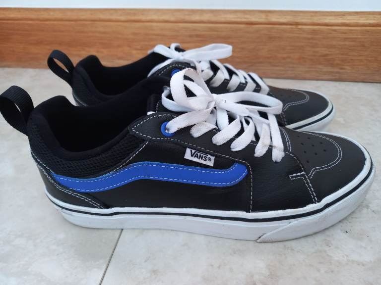 Vans (men's Uk6) leather Filmore Decon Lace Up Cult Classic Shoes WORN TWICE