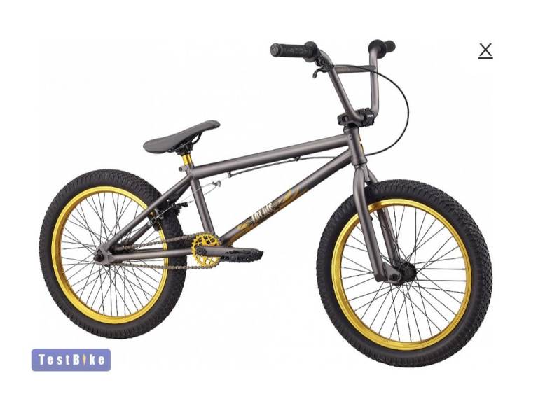 Mongoose Thrive BMX Bike – Grey with Gold Rims