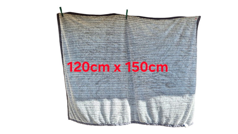 image for Berkshire Blanket Double Sided Grey Throw 120cm x 150cm Smoke And Pet Free Home