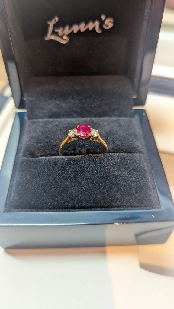 Ruby Engagement ring 