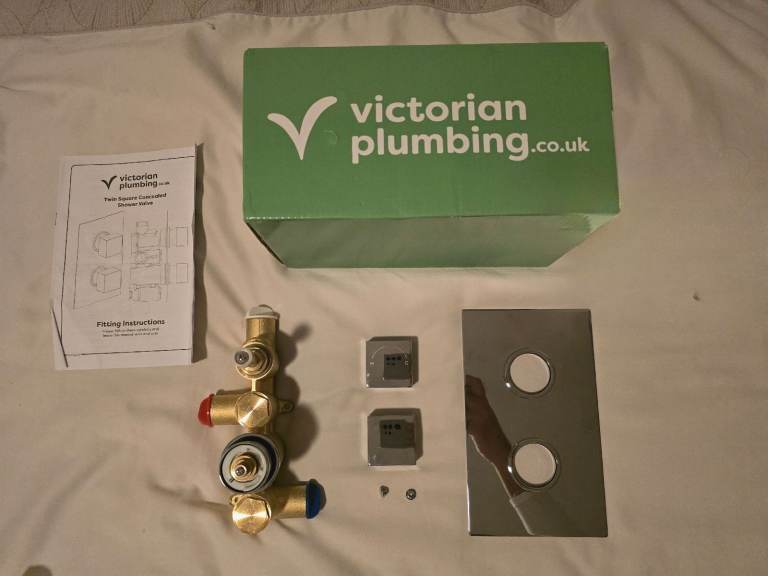 image for Victoria Plumbing Concealed Twin Shower Valve
