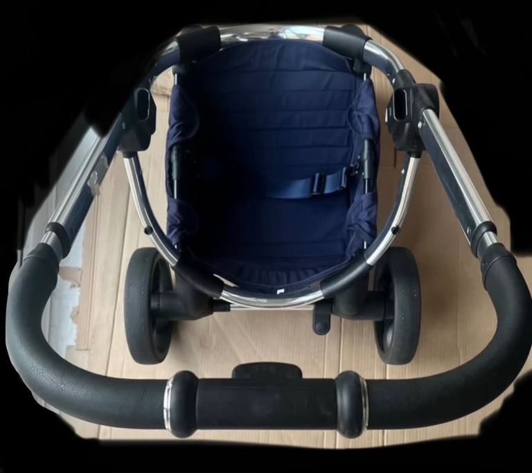 Icandy Peach 5, Duo pod Indigo, Parasol and clamp Indigo, Adaptors