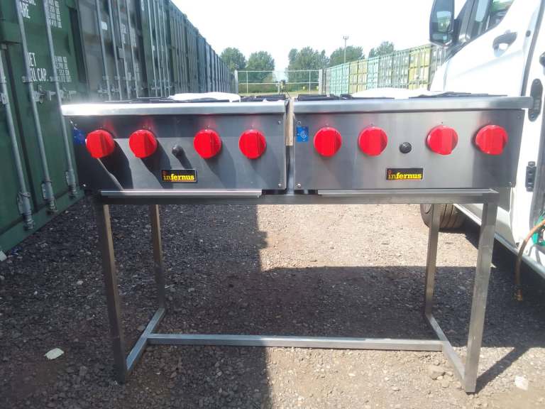Catering trailer equipment gas tabletop hob burners cookers restaurant kitchen item