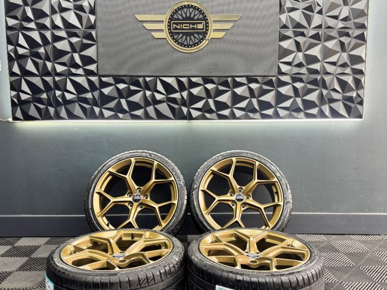 19” inch audi satin bronze alloys wheels rs3 rs4 a3 a4 a6 vw caddy golf r tt scirocco 5x112