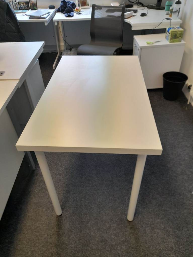 white small table