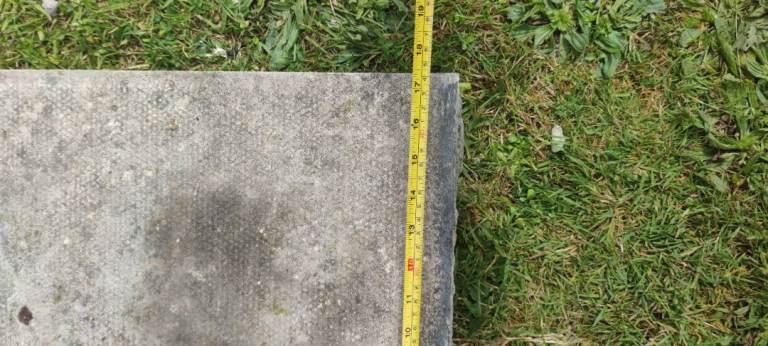 Heavy duty concrete paving slab