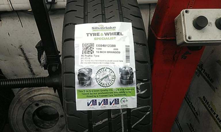 215 75 R16 116/114r Falken Linam Van01 7mm Partworn Pressure Tested Tyre
