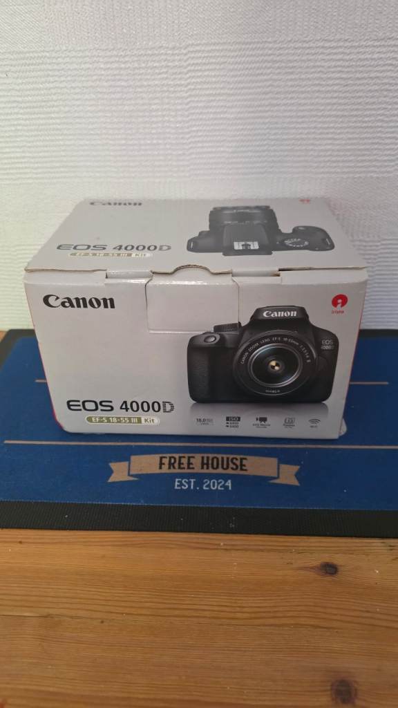 Canon EOS 4000D Digital SLR Camera – Excellent Condition