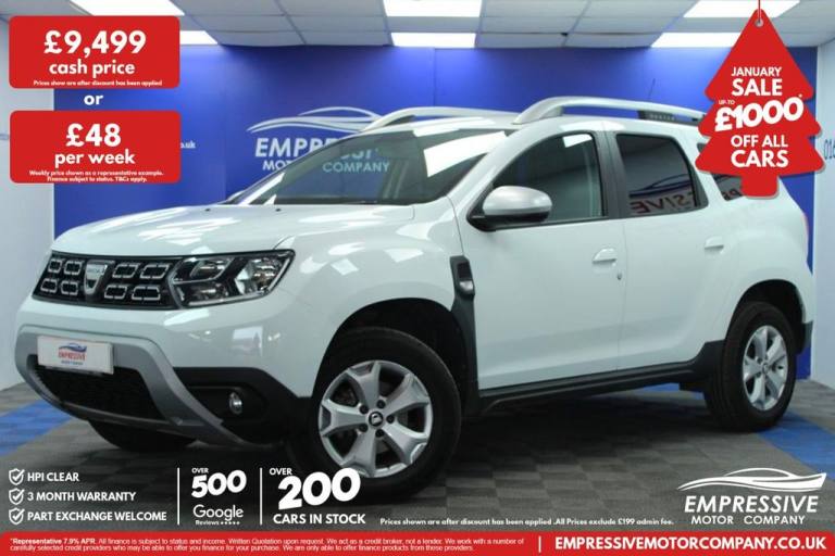 2019 19 DACIA DUSTER 1.3 TCE COMFORT SUV 5DR PETROL MANUAL EURO 6 (S/S) (130 PS)