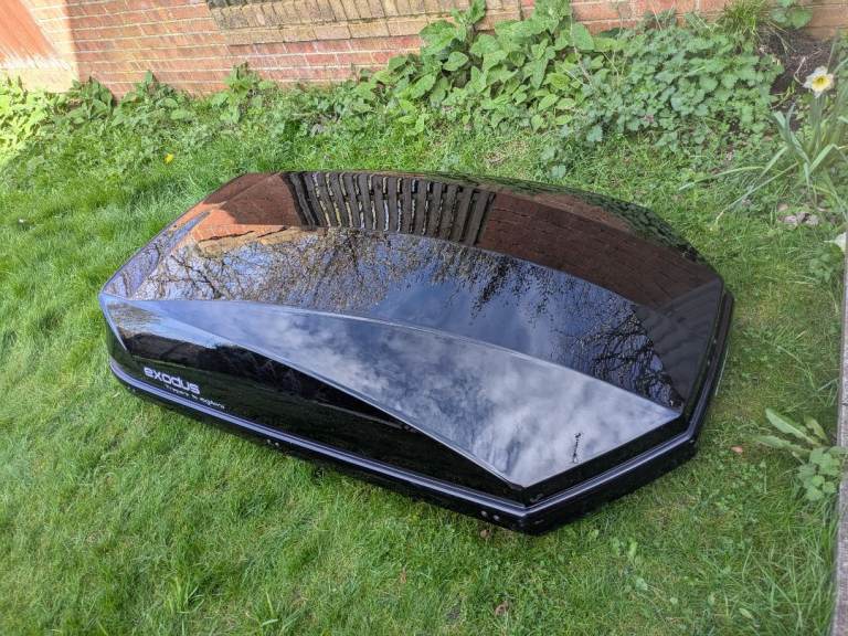 Exodus Gloss Black Roof Box Large 