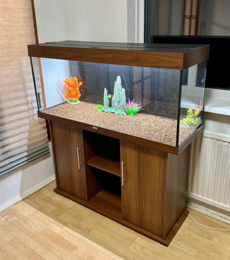 image for Fish tank and cabinet / DELIVERY / Juwel 4 feet 250L Dark brown 