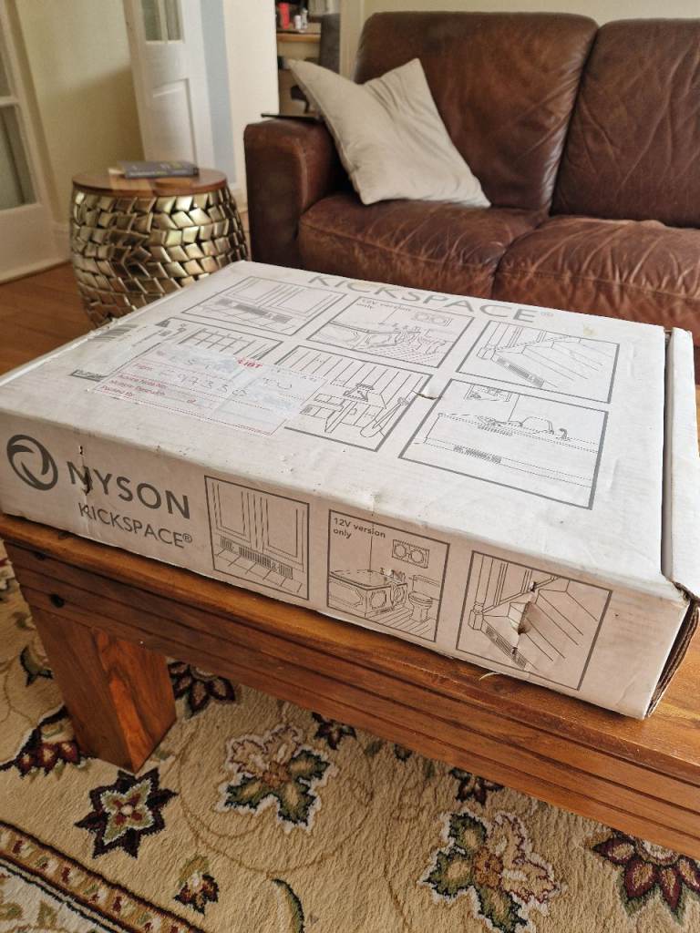 Myson Kickspace Plinth Heater – White, New in Box