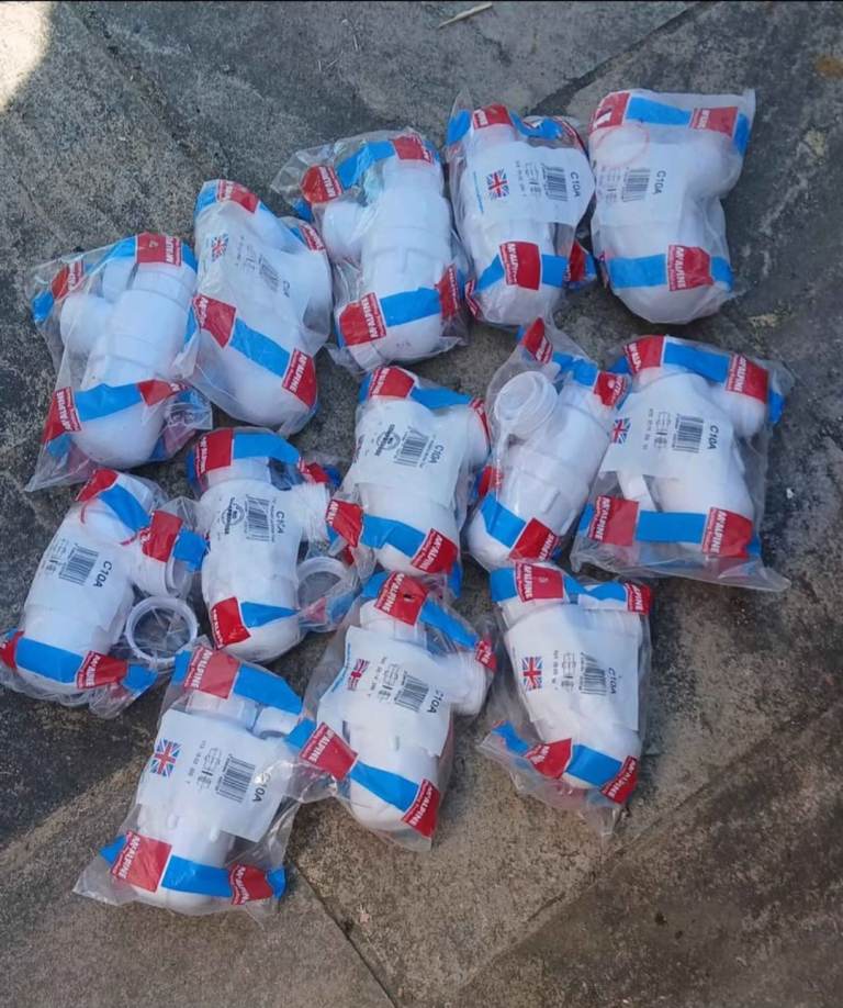 40mm McAlpine bottle traps plumbing
