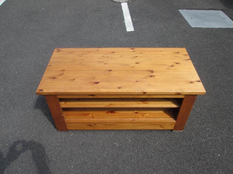 SOLID WOODEN TV UNIT at HAVEN TRUST CHARITY SHOP 
