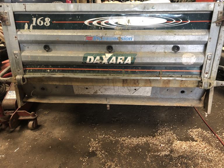 Daxara 168 tipper trailer 