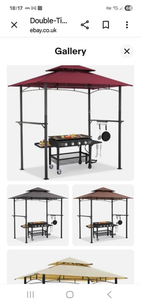 Barbeque gazebo