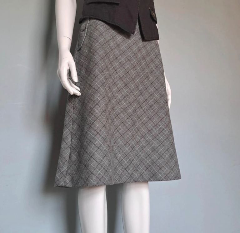 GAP Checked Mini Skirt