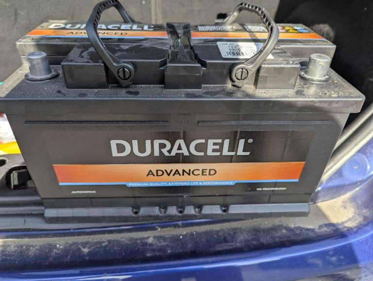 Duracell 110 / 80Ah Car Battery – Bought Jan 2026 
