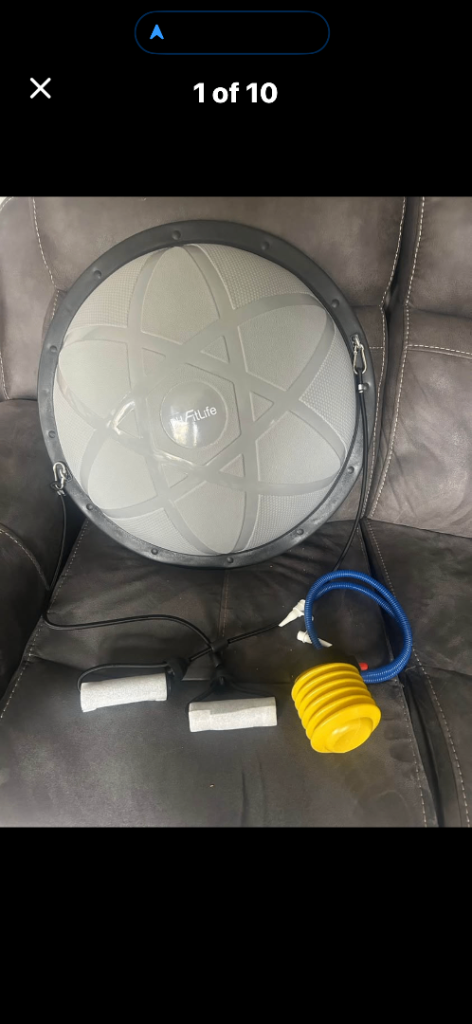Balance Trainer Half Ball with Resistance Bands and Pump