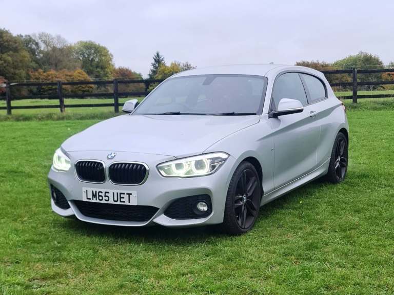 BMW 1 SERIES MSPORT 120i M 3dr SILVER RED DAKOTA LEATHER 60K VOSA WARANTED MILES
