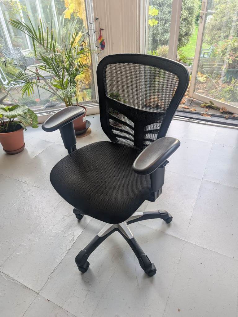 Office Chair with Swivel Black Comfortable and Durable