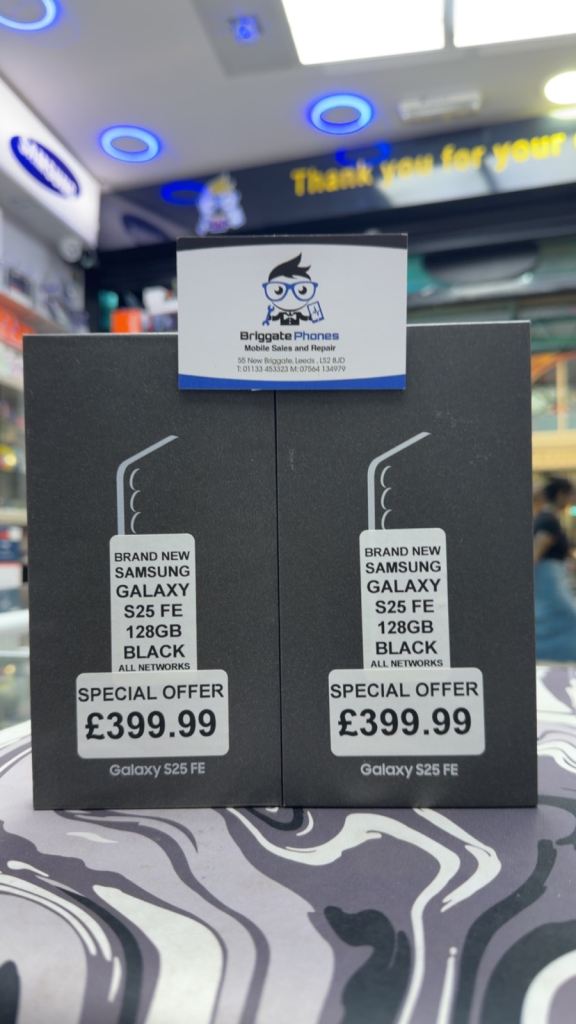 Brand New Samsung Galaxy S25 FE 128GB Black – Unlocked all networks one year warranty 