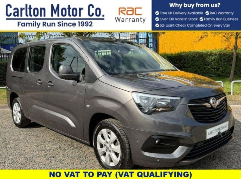 2020 Vauxhall Combo Life 1.2 Turbo GPF Energy XL MPV 5dr Petrol Manual Euro 6 (s