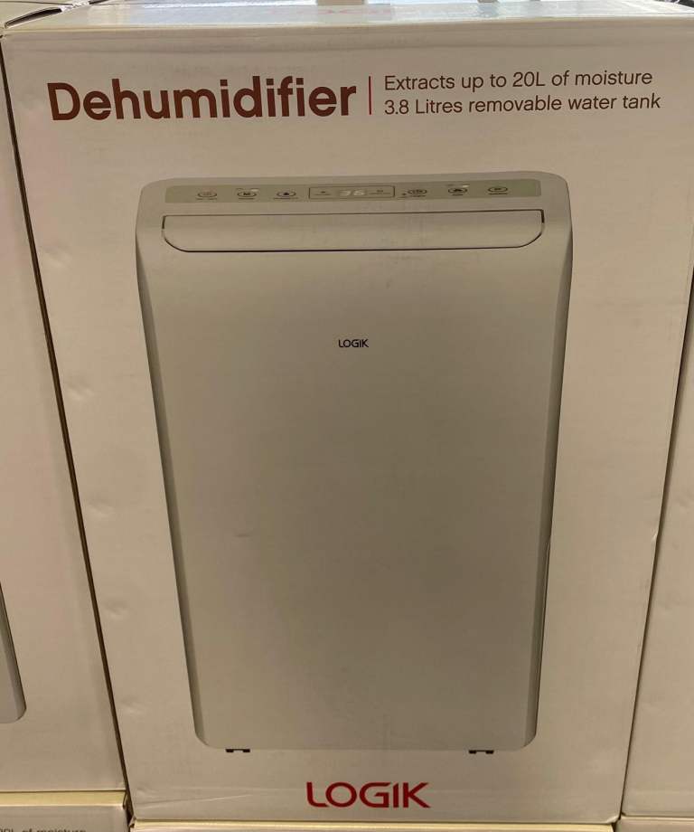 brand new dehumidifier in the box