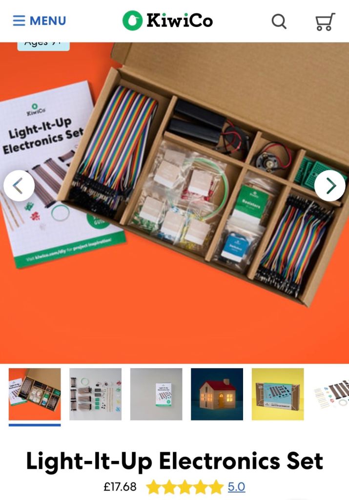 FREE Kiwico hobby electronics set 