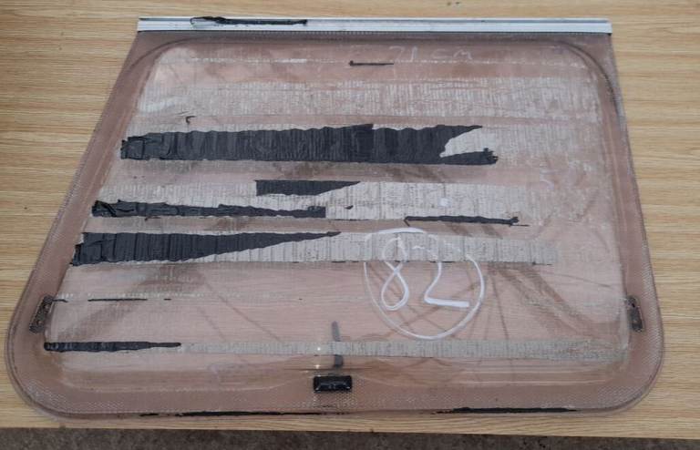 Avondale caravan side window 