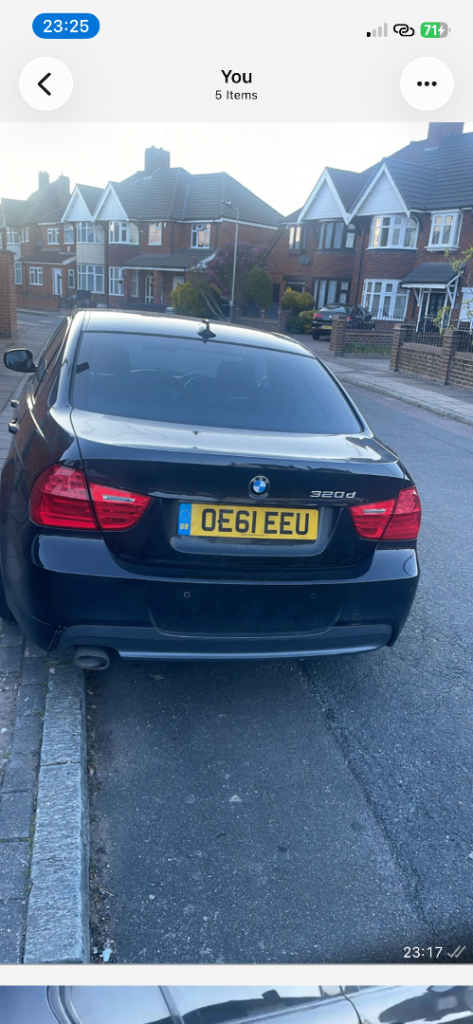 BMW, 3 SERIES, Saloon, 2012, Semi-Auto, 1995 (cc), 4 doors