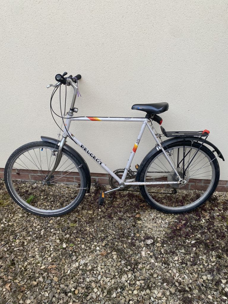 Adult bike 10 speed with mudguards and rear rack 