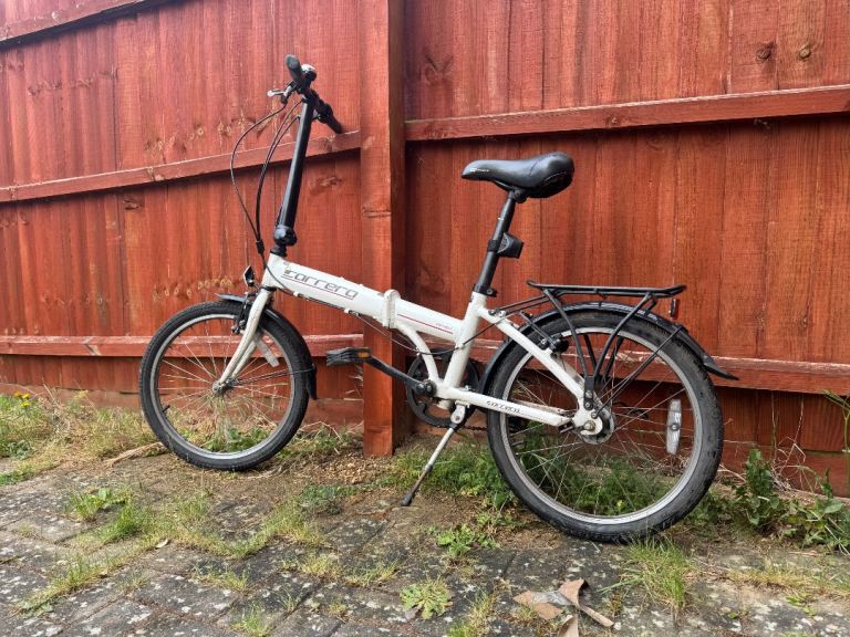 While Carrera Transit folding bike