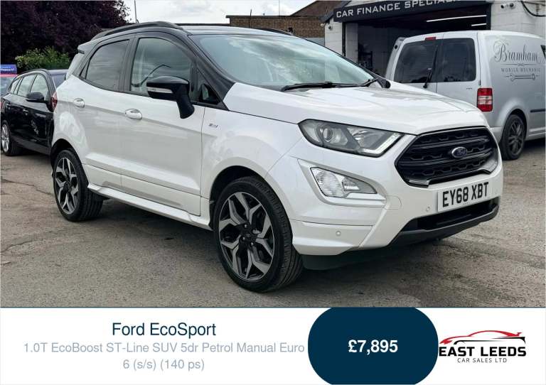 2018 Ford Ecosport 1.0 EcoBoost 140 ST-Line 5dr HATCHBACK PETROL Manual