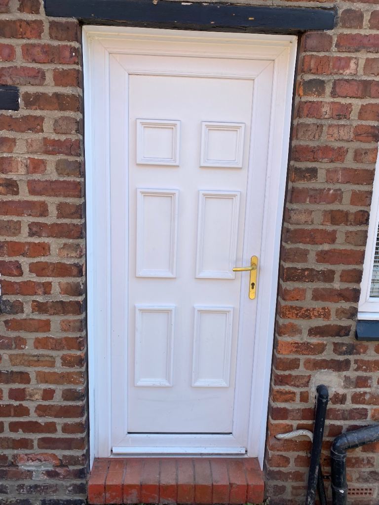 UPVC external door