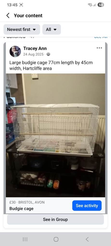 Flight cage 