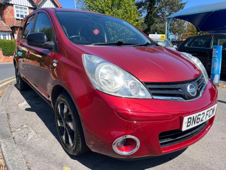 2012 Nissan Note 1.4 16V n-tec+ Euro 5 5dr MPV Petrol Manual