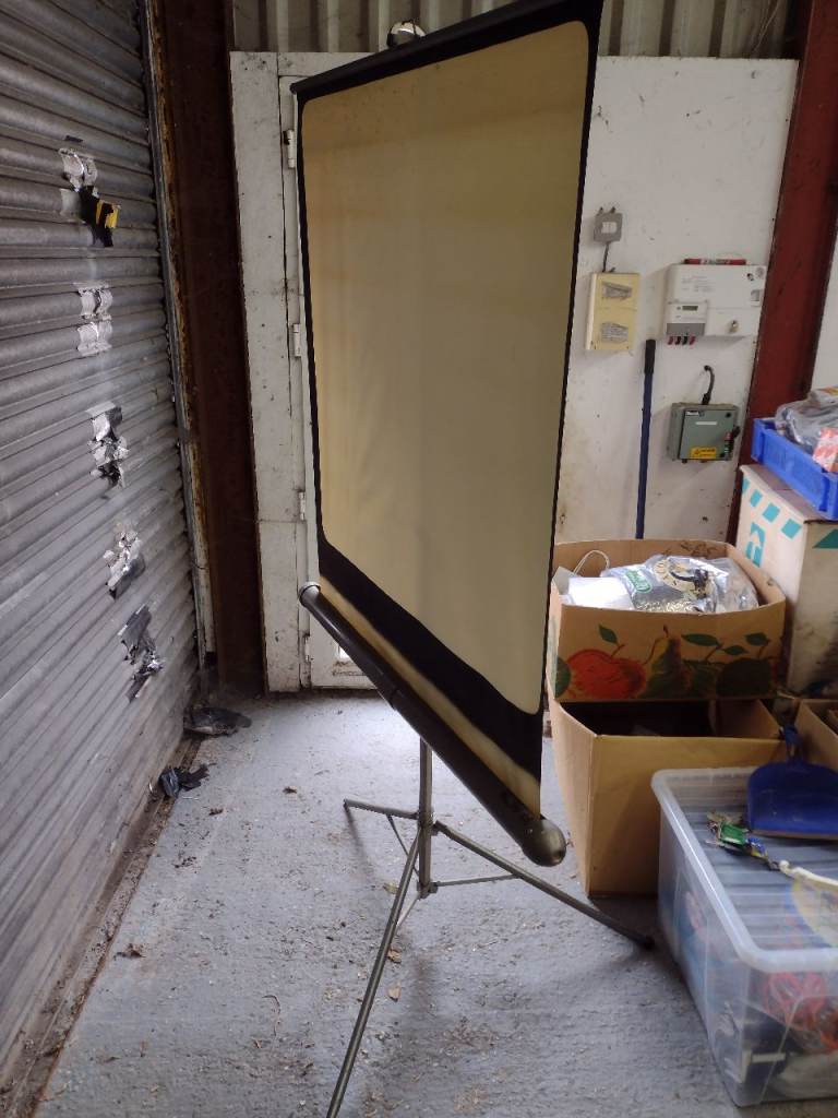 Vintage lumaplak projector screen 