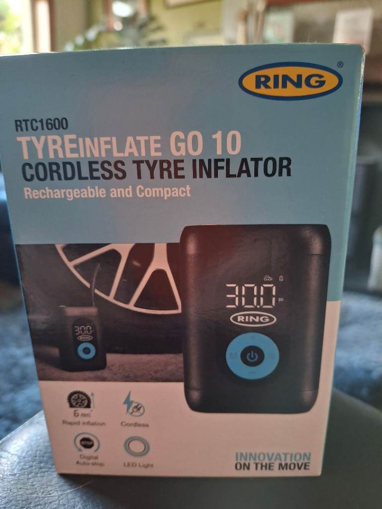 RING Cordless Tyre Inflator 