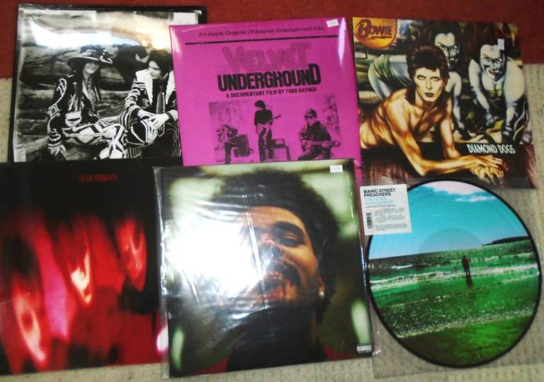 VINYL ALBUMS: MODERN REPRESSES: MOSTLY NEW ROCK/ INDIE POP. PRICES VARY