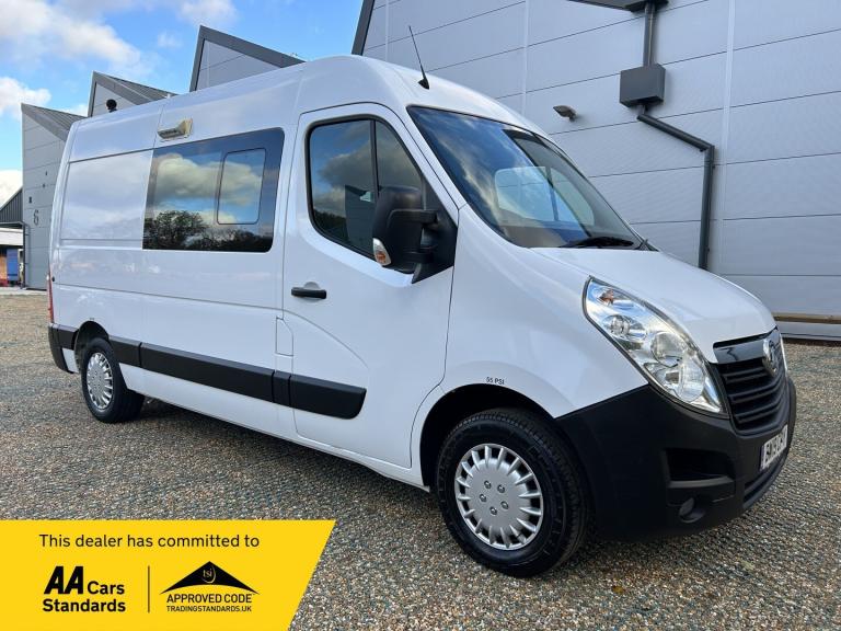 2019 VAUXHALL MOVANO 2.3 CDTi 130 WELFARE CREWCAB MWB AIR CON MICROWAVE HEATER