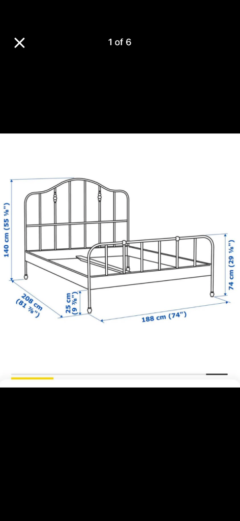 IKEA King Bed Frame 