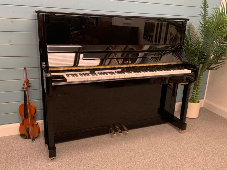 🎵🎹 FEURICH 122 - UPRIGHT PIANO SILENT SYSTEM - TUNED/SERVICED/WARRANTY 🎹🎵