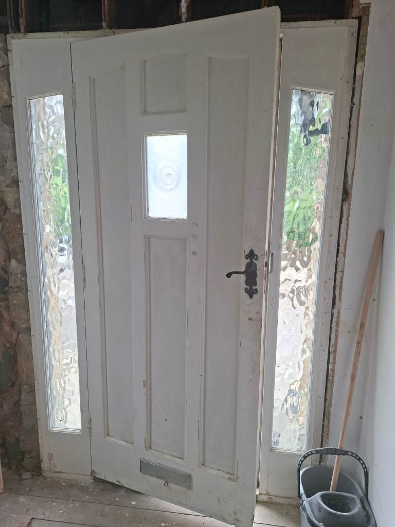 Vintage hard wood door 
