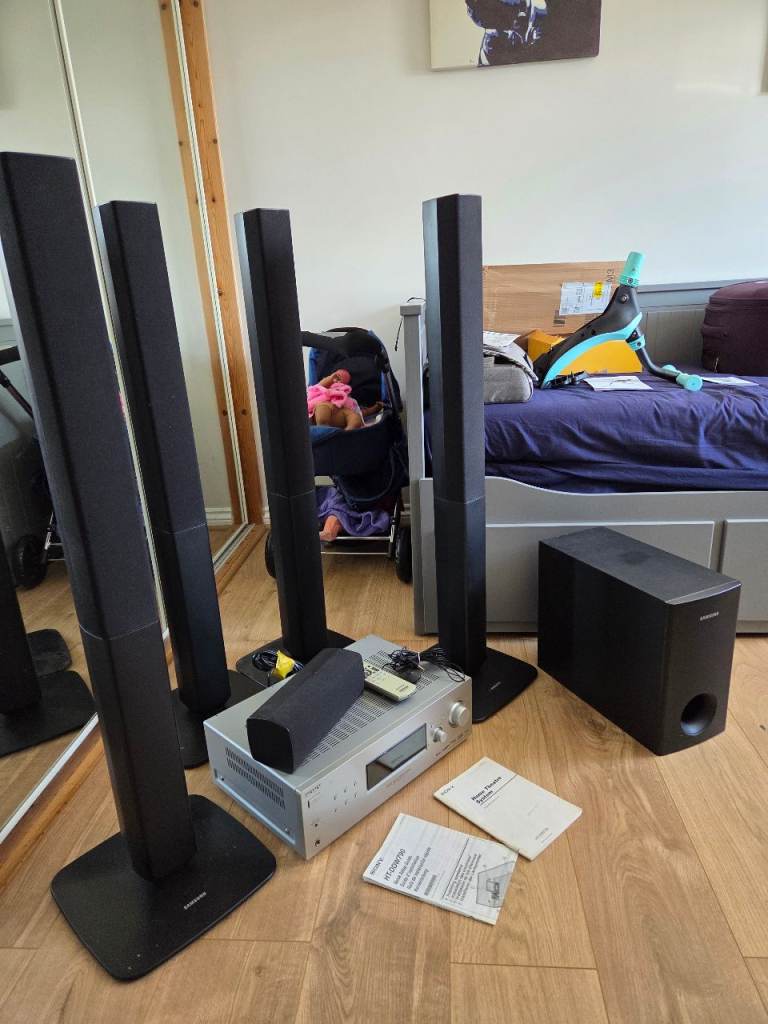 Sony Home Theatre and Samsung Surround Sound speakers