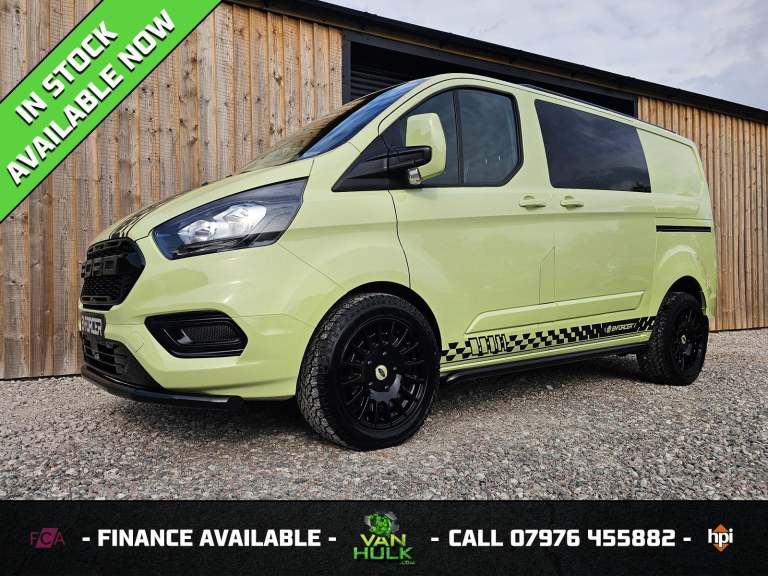 2021 FORD TRANSIT CUSTOM CREW CAB *ENFORCER*LOW MILES*NO VAT*DOUBLE CAB IN VAN